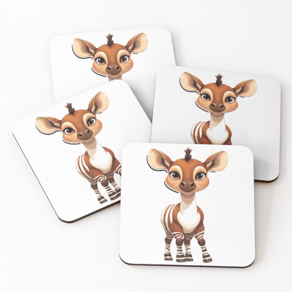 Item preview, Cartoon Illustration Of Okapi designed and sold by DomTeesHaven.