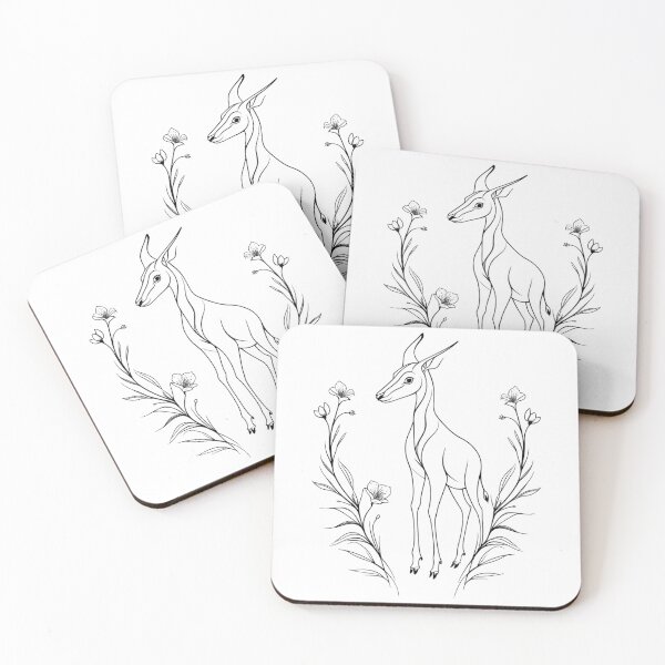 Item preview, Okapi Minimalist Line Art Illustration designed and sold by DomTeesHaven.