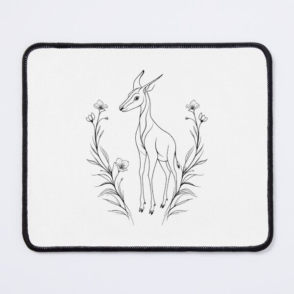 Item preview, Okapi Minimalist Line Art Illustration designed and sold by DomTeesHaven.