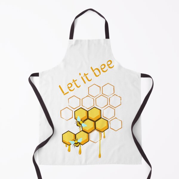 Item preview, Let It Bee - Cute Bees, Honey & Hexagonal Honeycomb Design designed and sold by SimpleUla.
