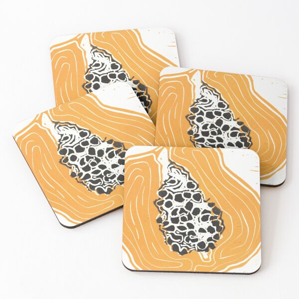 Item preview, Graphic of a halved papaya designed and sold by SusanneEfkenDesign.