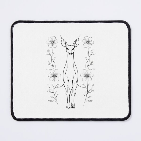 Item preview, Okapi Minimalist Line Art Illustration designed and sold by DomTeesHaven.