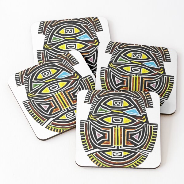 Item preview, Vibranium Mask of the Shaman of Lake Tarnaka designed and sold by Memetitation.