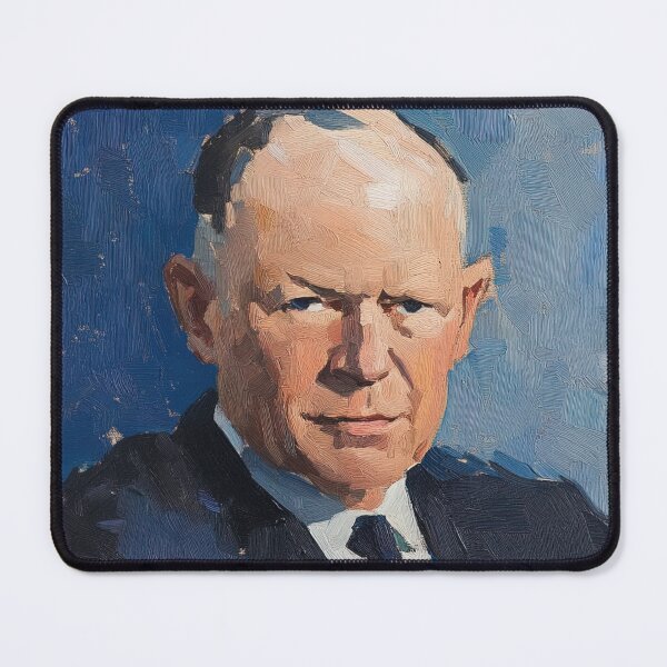 Item preview, Dwight D. Eisenhower | Post-impressionist painting style designed and sold by ComicsFactory.