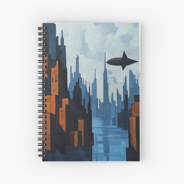 Item preview, Dystopian future | Post-impressionist painting style designed and sold by ComicsFactory.