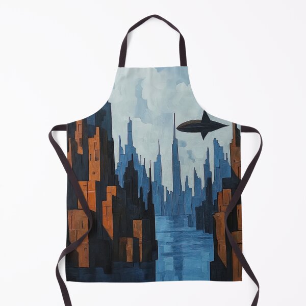 Item preview, Dystopian future | Post-impressionist painting style designed and sold by ComicsFactory.