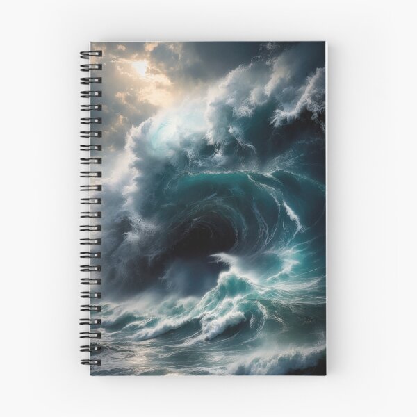 Item preview, Stormy sea at night. Heavy sea. Sunset lights. designed and sold by digoarpi.