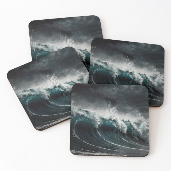 Item preview, A strong storm with big waves in the ocean.  designed and sold by digoarpi.