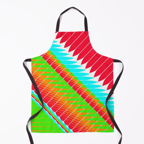 Item preview, Patrón abstracto rojo y verde designed and sold by LeftoverKittyCo.