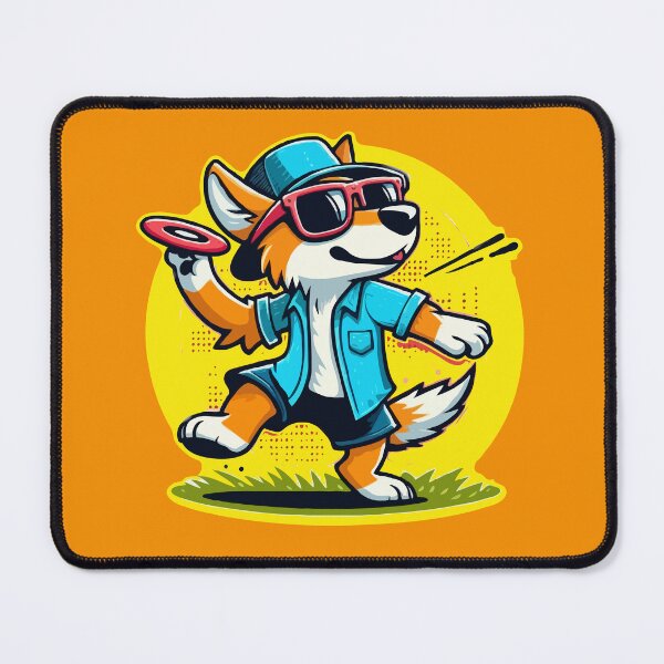 Item preview, Chilled Out Dog Playing Ultimate Frisbee designed and sold by McThingummy.