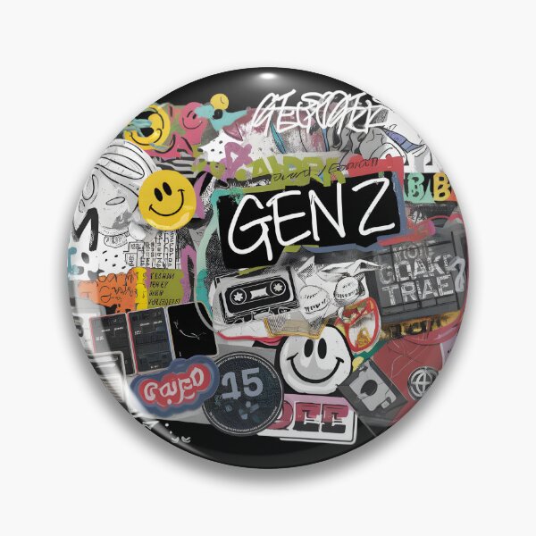 Artikelvorschau, Chaotische Graffiti-Collage | Ästhetische Street Art der Generation Z | Maximalistisches Grunge-Design entworfen und verkauft von Glow Wind ⭐⭐⭐⭐⭐.