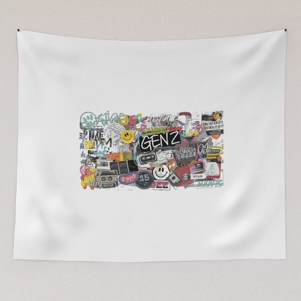 Item preview, Chaotic Customization Graffiti Collage | Gen Z Aesthetic Street Art | Maximalist Grunge Design designed and sold by Glow Wind ⭐⭐⭐⭐⭐.