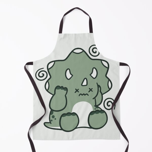 Item preview, cute confused triceratops dinosaur  designed and sold by kaybowzie.