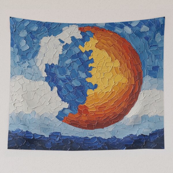 Item preview, Earth element | Post-impressionist painting style designed and sold by ComicsFactory.