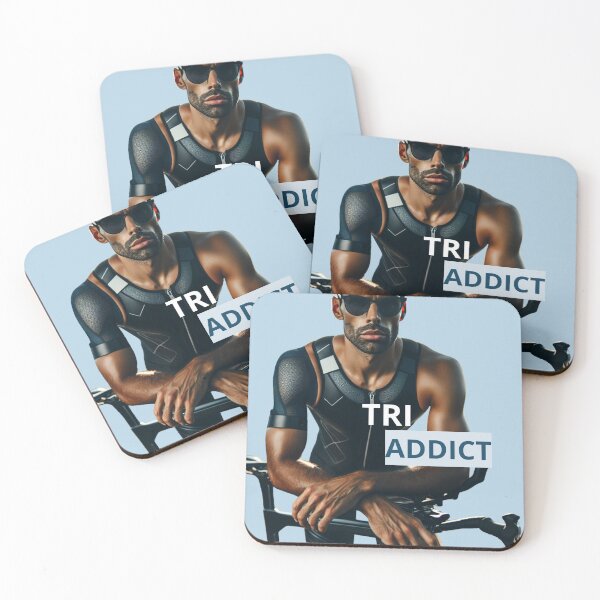 Item preview, TRI ADDICT – Triathlon Cycling Passion Design designed and sold by Triathlongram.