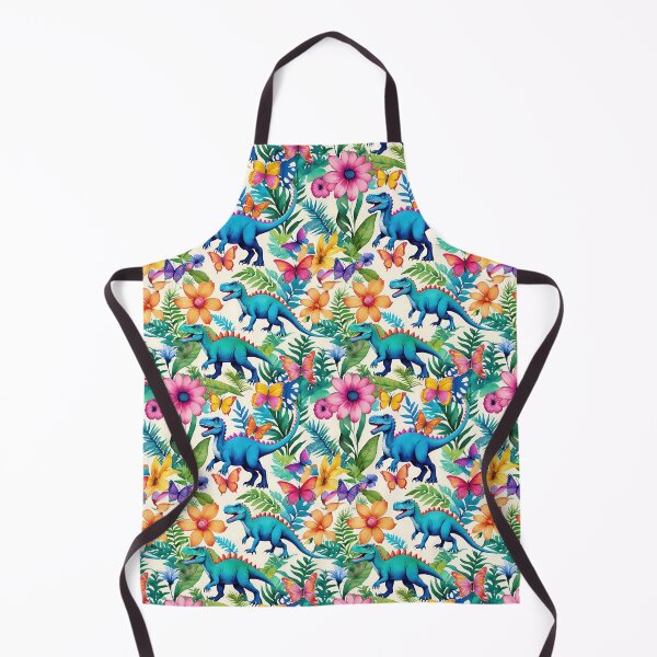 Item preview, Roaring T-Rex Tyrannosaurus Dinosaurs With Wildflowers And Butterflies designed and sold by CarrollGene.
