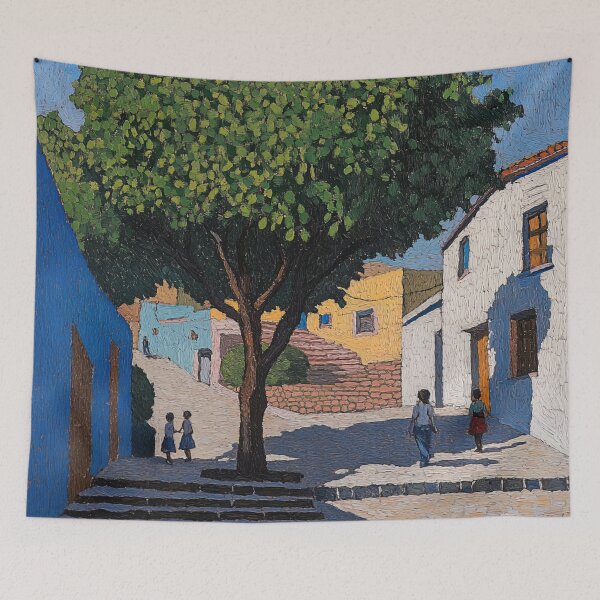 Item preview, Ecatepec | Post-impressionist painting style designed and sold by ComicsFactory.