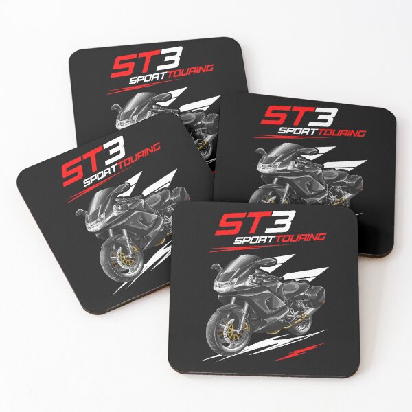 Item preview, Ducati ST3 (Black + Saddlebags) for Motorcycle Riders designed and sold by MotoApparelHub.