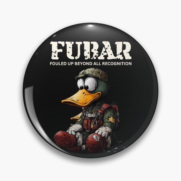 Item preview, Funny Military Army FUBAR SNAFU Duck designed and sold by MTJ-Mushrooms.