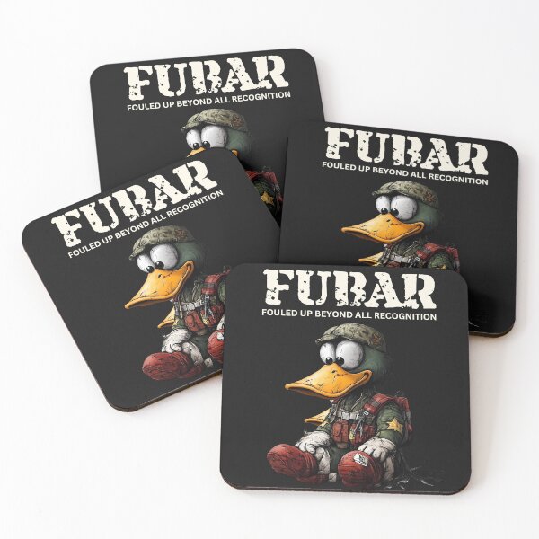 Item preview, Funny Military Army FUBAR SNAFU Duck designed and sold by MTJ-Mushrooms.