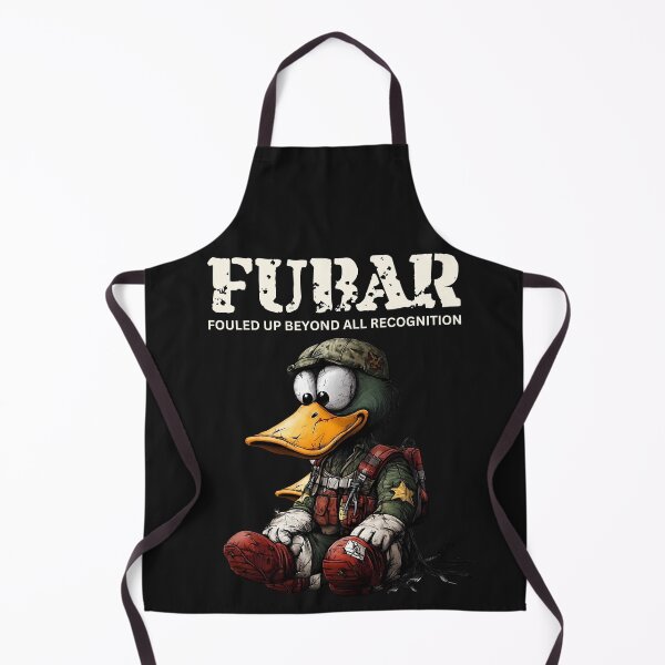 Item preview, Funny Military Army FUBAR SNAFU Duck designed and sold by MTJ-Mushrooms.