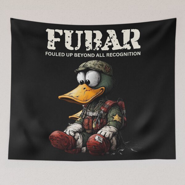 Item preview, Funny Military Army FUBAR SNAFU Duck designed and sold by MTJ-Mushrooms.