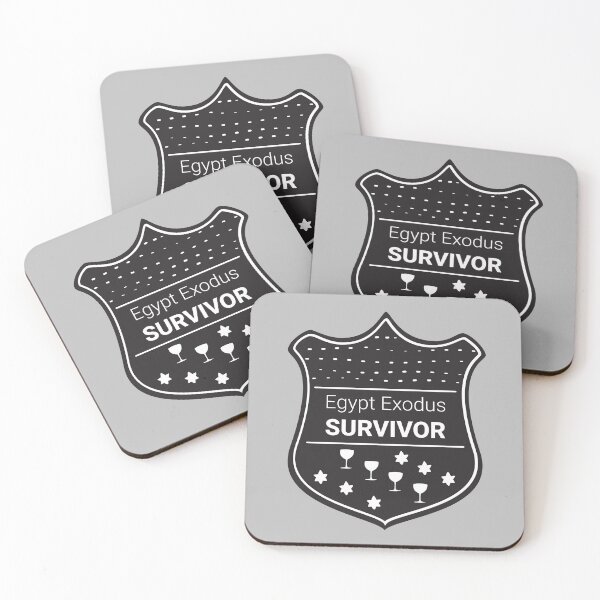 Item preview, Jewish gift - Passover Egypt Exodus Survivor Badge designed and sold by RealLifeMerchies.