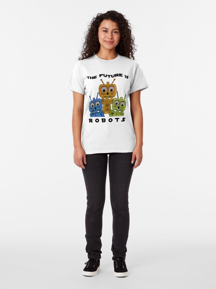 Alternate view of The Future ... Robots ! Classic T-Shirt