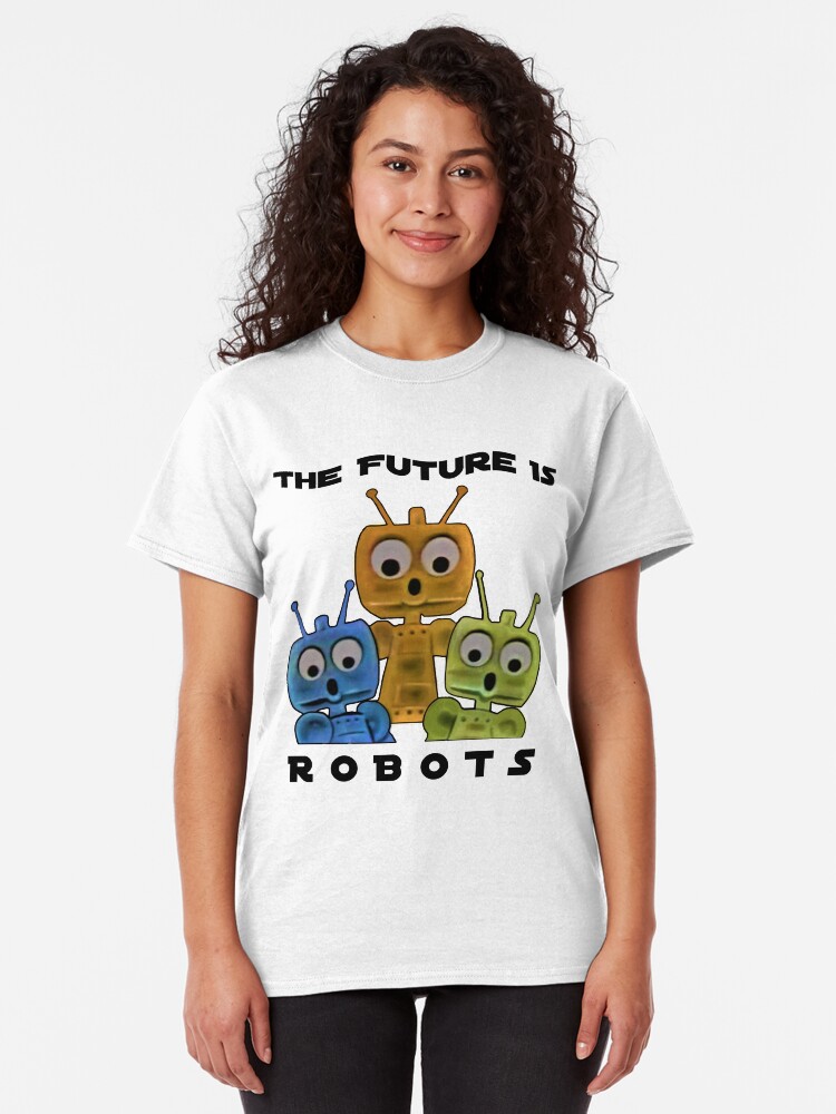 Alternate view of The Future ... Robots ! Classic T-Shirt
