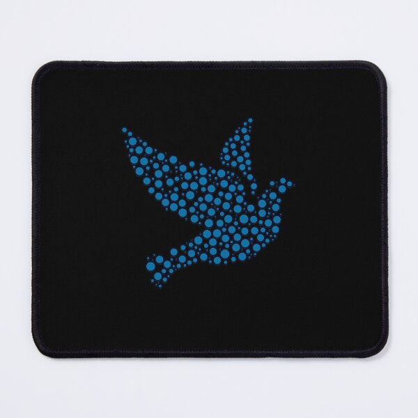 Item preview, Azure Harmony: Dotted Peace Dove Art designed and sold by Zakrytos ★★★★★.