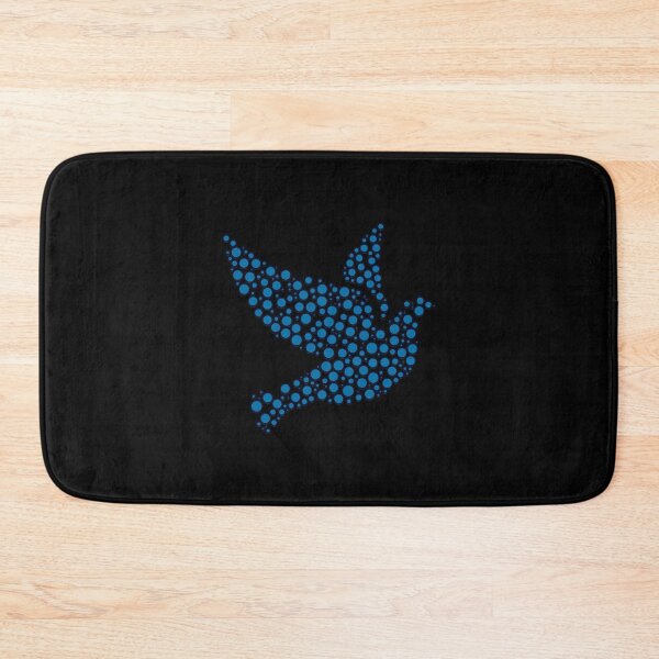 Item preview, Azure Harmony: Dotted Peace Dove Art designed and sold by Zakrytos ★★★★★.