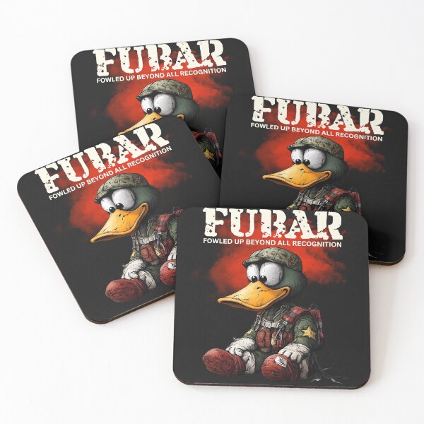 Item preview, Funny Military Army FUBAR SNAFU Duck designed and sold by MTJ-Mushrooms.