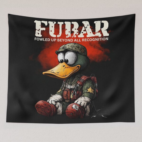 Item preview, Funny Military Army FUBAR SNAFU Duck designed and sold by MTJ-Mushrooms.