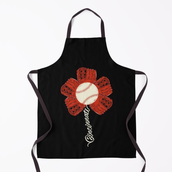 Item preview, Cincinnati Baseball Flower Vintage Sports Fan designed and sold by Dressed For Duty.
