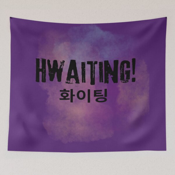 Item preview, Hwaiting - korean - fighting - kpop cheer designed and sold by LiskoDesign.