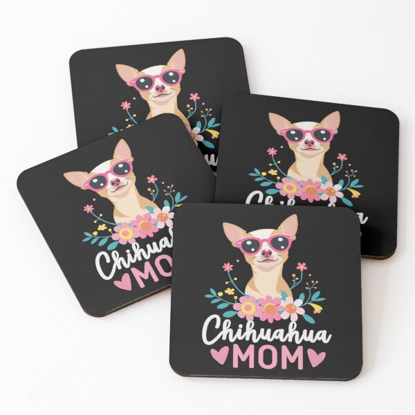 Item preview, Cute Chihuahua Mom Sunglasses Flower For Chihuahua Owner, Chihuahua lover, Chihuahua mother designed and sold by Dabbing Turtle Designs.