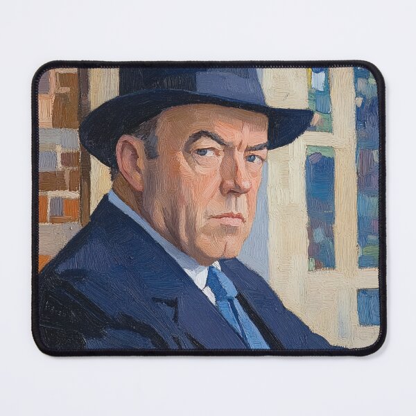 Item preview, Edgar Rice Burroughs | Post-impressionist painting style designed and sold by ComicsFactory.