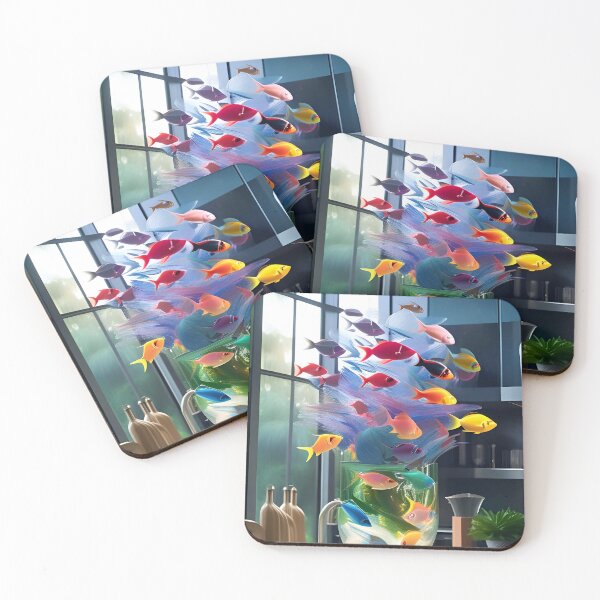 Item preview, fish out of water vase mobile designed and sold by kbgraphicimages.