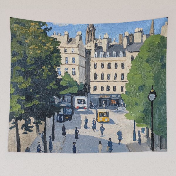 Item preview, Edinburgh | Post-impressionist painting style designed and sold by ComicsFactory.
