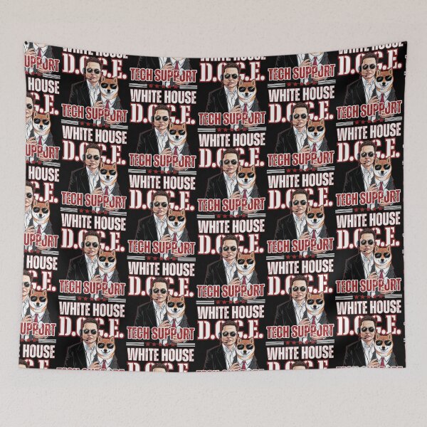 Item preview, Doge Elon Musk White House Tech support designed and sold by Roy & Tiffany.
