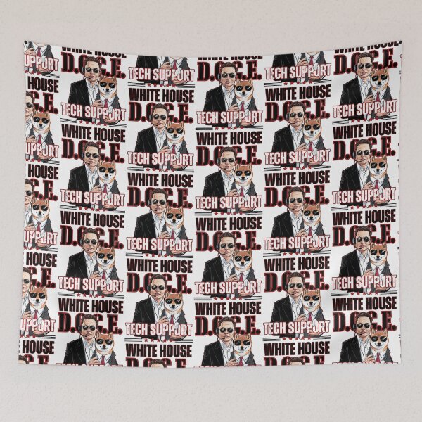 Item preview, Doge Elon Musk White House Tech support designed and sold by Roy & Tiffany.