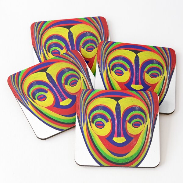 Item preview, Festive Tribal Mask: Explosion of Colors designed and sold by Memetitation.
