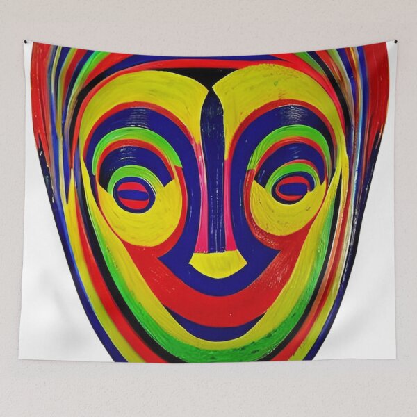 Item preview, Festive Tribal Mask: Explosion of Colors designed and sold by Memetitation.