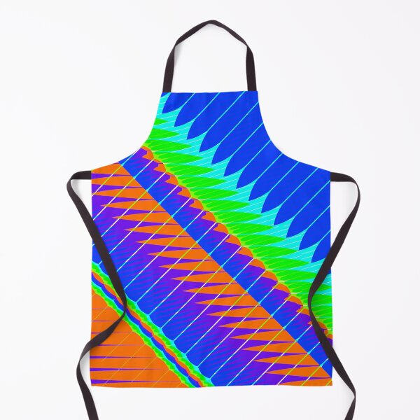 Item preview, Patrón abstracto azul naranja designed and sold by LeftoverKittyCo.