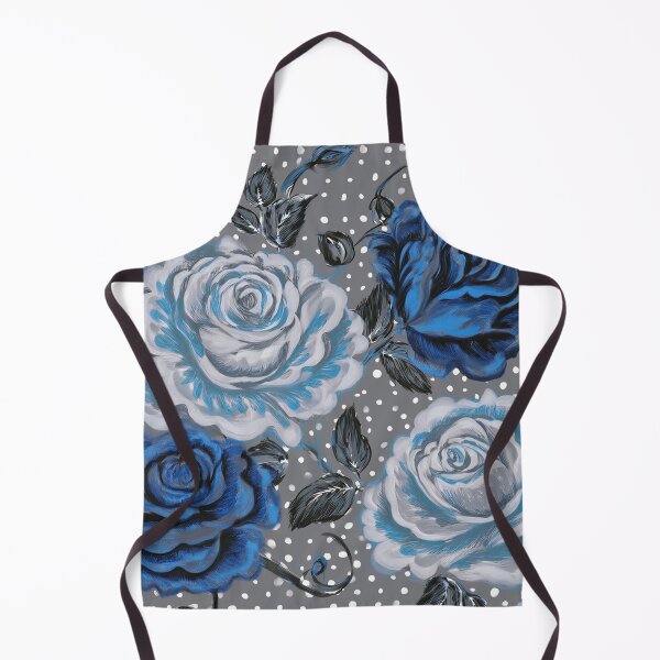 Item preview, Blue, Grey, Black Roses - Grey Background designed and sold by sonjas.