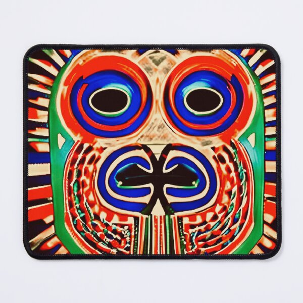 Item preview, Tribal Face in Colors: A Hypnotic Look designed and sold by Memetitation.