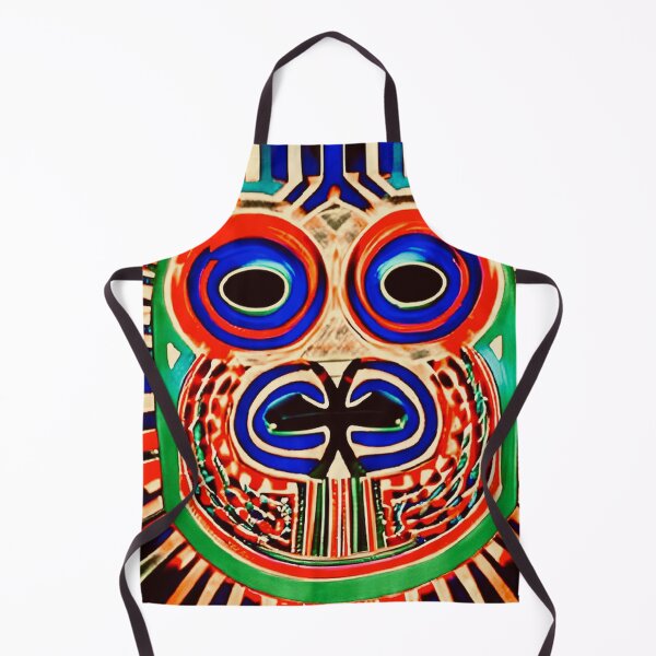 Item preview, Tribal Face in Colors: A Hypnotic Look designed and sold by Memetitation.