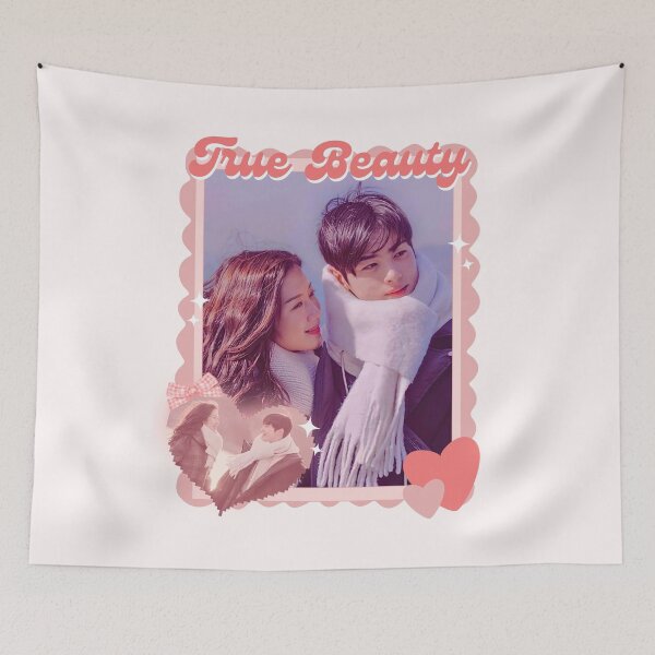 Item preview, True Beauty (2020) Korean Drama Actor Pink Collage Scrapbook Collage Cozy Y2K designed and sold by HELL0WBELLO.