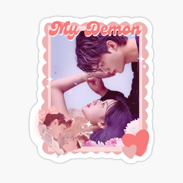 Item preview, My Demon (2023) Korean Drama Actor Pink Collage Scrapbook Collage Cozy Y2K designed and sold by HELL0WBELLO.