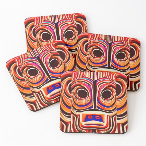Item preview, Colorful Tribal Face: Bewitching Look designed and sold by Memetitation.